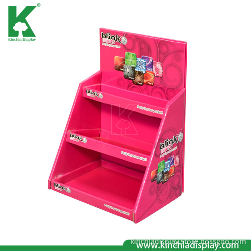 Chewing Gum Cardboard Tabletop POS Counter Stand Display Box